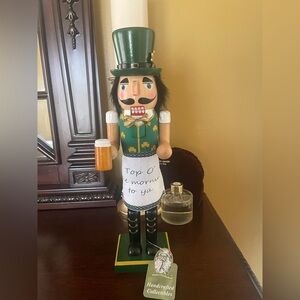 Irish 17” wooden nutcracker